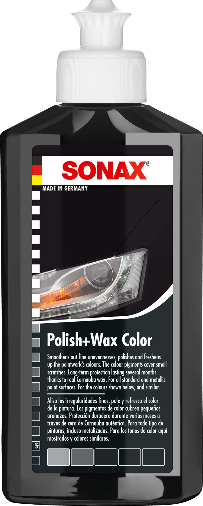 Polish & Wax Color Nano Pro Black- Làm Trong&Bảo Vệ Mặt Sơn Đen Nano Pro